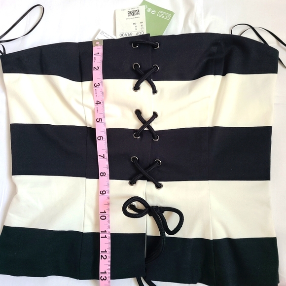 H&M 60% cotton, strapless top size s - Picture 5 of 8